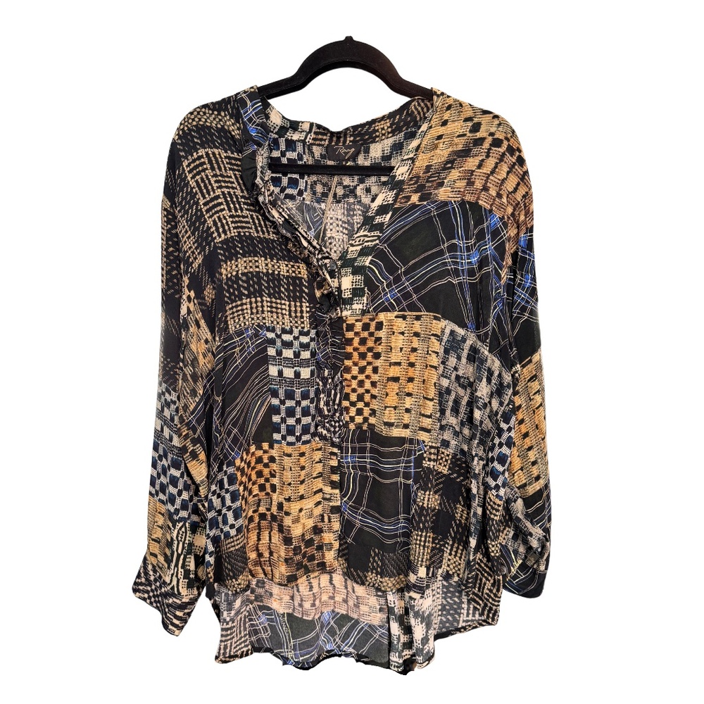 Raag Ruffled Button Down Shirt